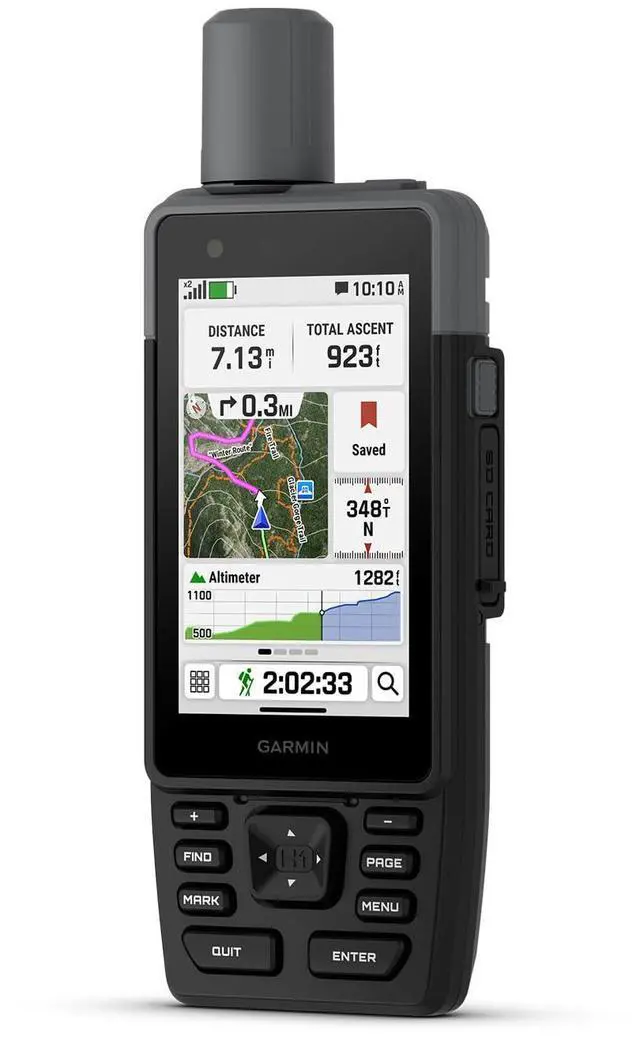 Main image of Garmin® GPSMAP® H1, Premium GPS Handheld Navigator with Color Touchscreen and Buttons, Durable IP67 Water Rating, Long Battery Life, Built-in Flashlight, Preloaded Maps