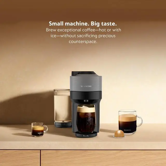 Alt view image 2 of 3 - Nespresso Vertuo POP+ by Breville, Dark Grey