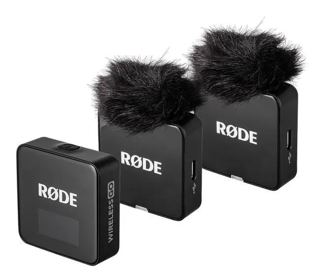 Alt view image 2 of 4 - Rode Wireless GO III 2-Person Compact Digital Wireless Microphone System/Recorder + More