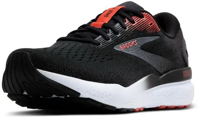 Alt view image 2 of 4 - Brooks Mens Ghost 16 Neutral Running Shoe - Black/Ebony/Burnt Sienna - 8 Medium