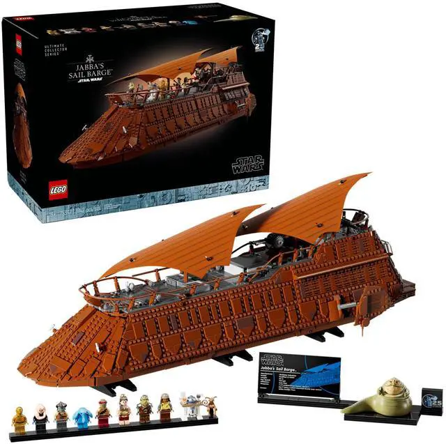 Main image of LEGO Star Wars Jabba's Sail Barge Building Sets for Adults - Star Wars Ship Collectibles Set for Fans - 3,942 Piece Display - Gifts for Men & Women - 75397