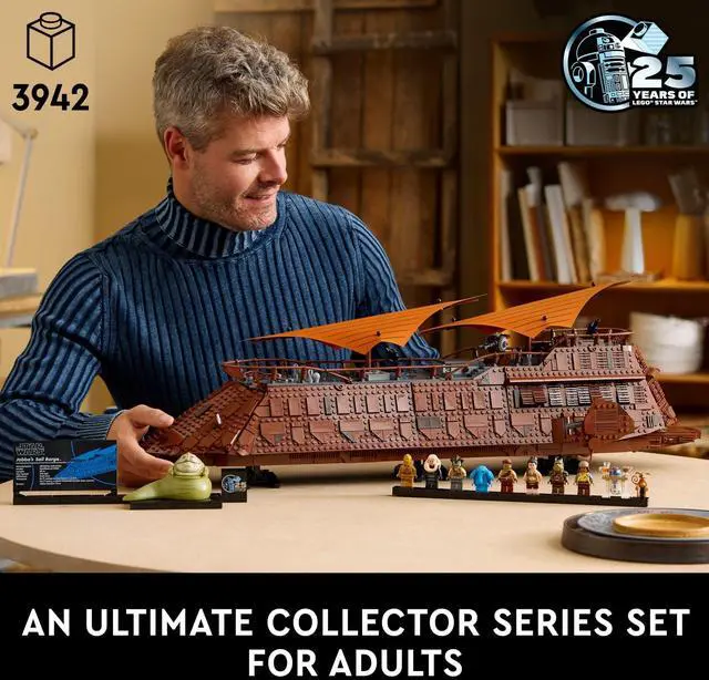 Alt view image 2 of 3 - LEGO Star Wars Jabba's Sail Barge Building Sets for Adults - Star Wars Ship Collectibles Set for Fans - 3,942 Piece Display - Gifts for Men & Women - 75397