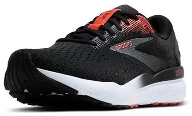 Main image of Brooks Mens Ghost 16 Neutral Running Shoe - Black/Ebony/Burnt Sienna - 8 Medium