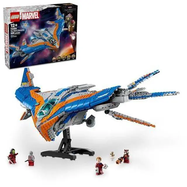 Main image of LEGO Marvel Guardians of The Galaxy: The Milano Buildable Starship Toy, Marvel Gift for Kids with 4 Super Hero Minifigures, Guardians of The Galaxy Toy for Boys and Girls Ages 12 and Up, 76286