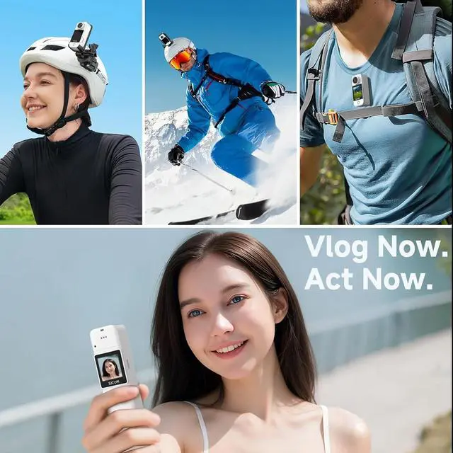 Alt view image 3 of 4 - SJCAM C300 4K Dual Touchscreen Action Camera Bundle