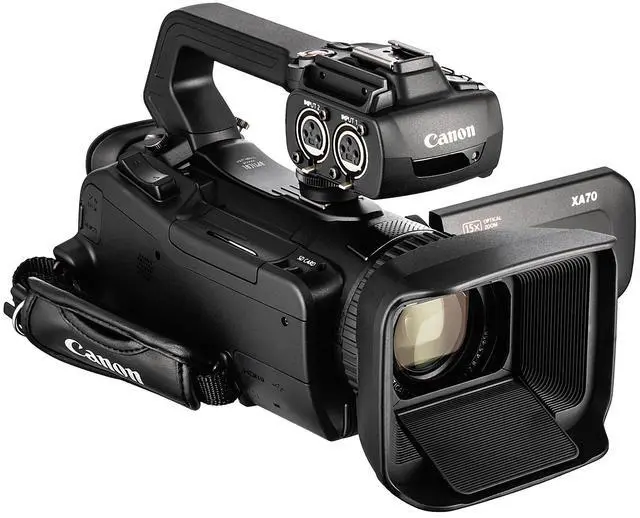 Alt view image 3 of 4 - Canon XA70 PAL 4K UHD / 25p Camcorder + 2x 128GB Memory Card + More
