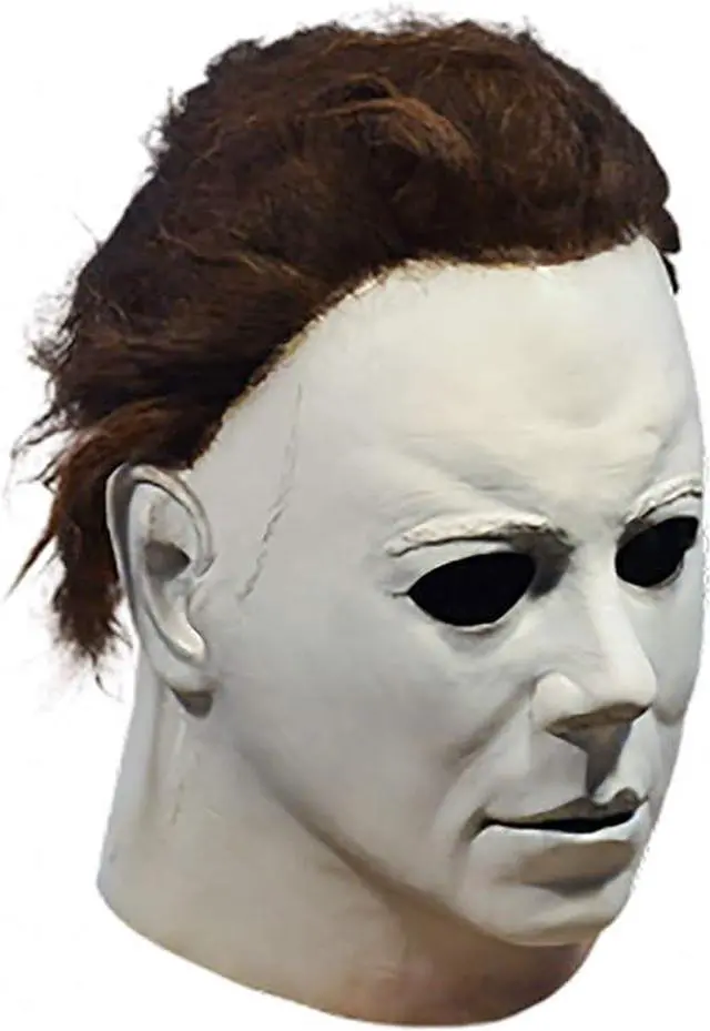 Alt view image 5 of 5 - Trick Or Treat Studios Halloween Michael Myers Mask, White