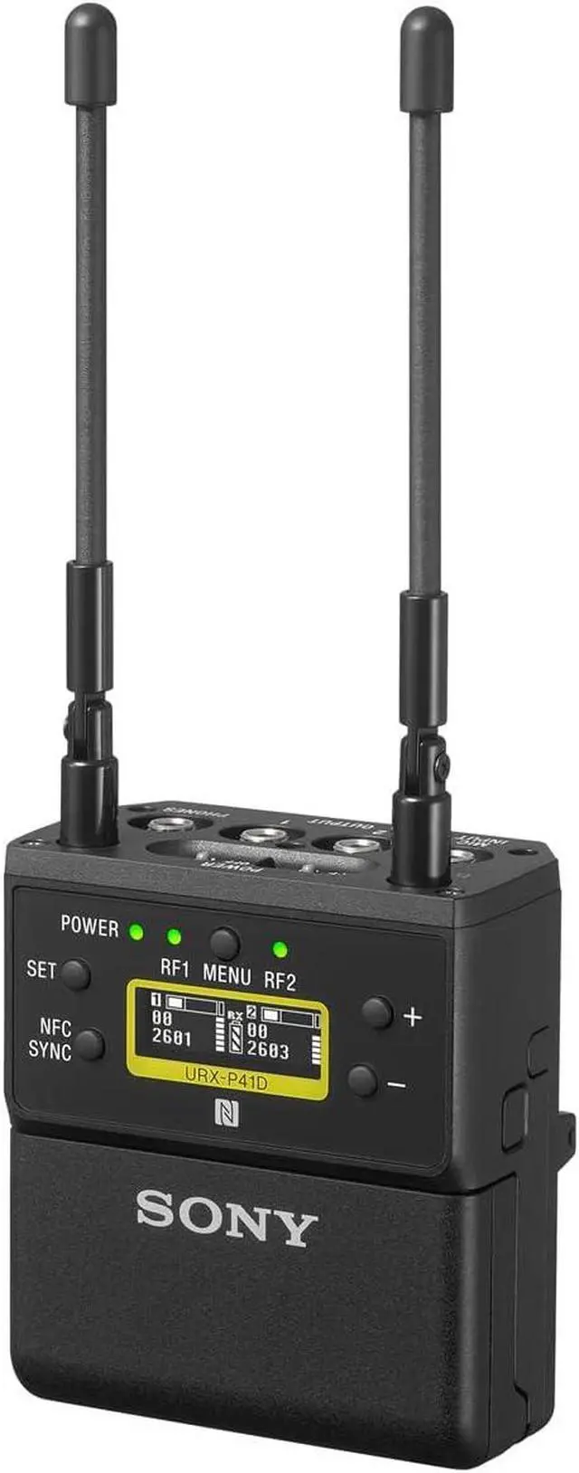 Alt view image 8 of 11 - Sony URX-P41D Dual-Ch Camera-Mount Wireless Receiver, 25UC: 536.1 to 607.8MHz