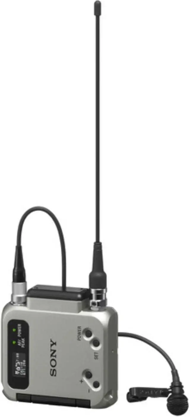 Alt view image 6 of 9 - Sony DWT-B03R Digital Wireless Mini Bodypack Transmitter with OLED Display and Cross Remote Function