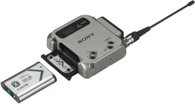 Alt view image 9 of 9 - Sony DWT-B03R Digital Wireless Mini Bodypack Transmitter with OLED Display and Cross Remote Function