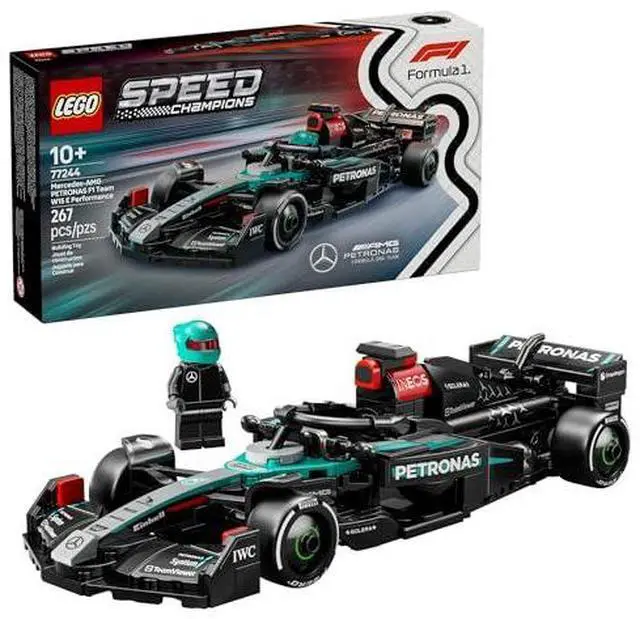 Main image of LEGO Speed Champions Mercedes-AMG F1 W15 Race Car Toy - Building Set for Kids, Boys & Girls, Ages 10+ - Toy Car for F1 Fans - Gift Idea for Birthday - 77244