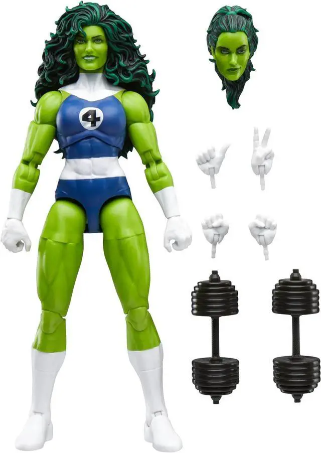 Main image of Marvel Legends Series She-Hulk Action Figure Inspired by Fantastic Four Comics