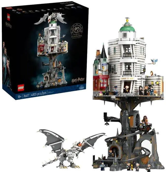 Alt view image 9 of 10 - LEGO Harry Potter 76417 Gringotts Wizarding Bank Collectors Edition