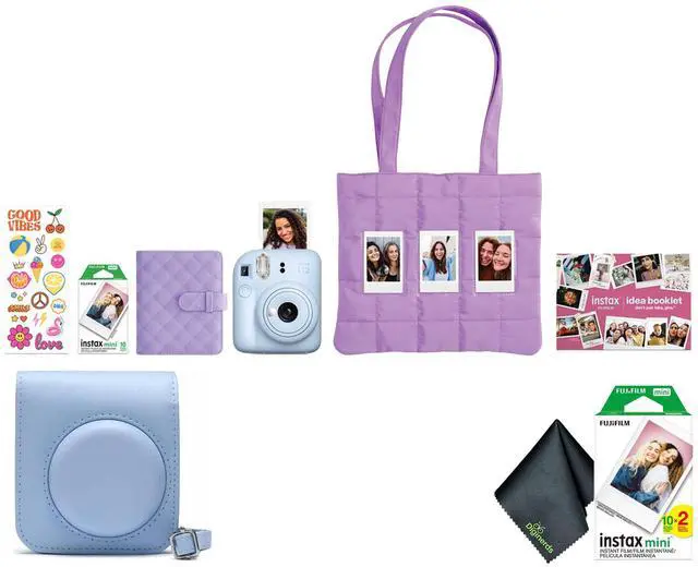 Main image of FUJIFILM Instax Mini Blue Holiday Bundle 2025