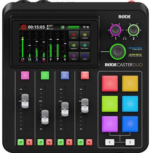 Alt view image 4 of 4 - RODECaster Duo Integrated Audio Production Studio | Dual USB Interface & Bluetooth + More