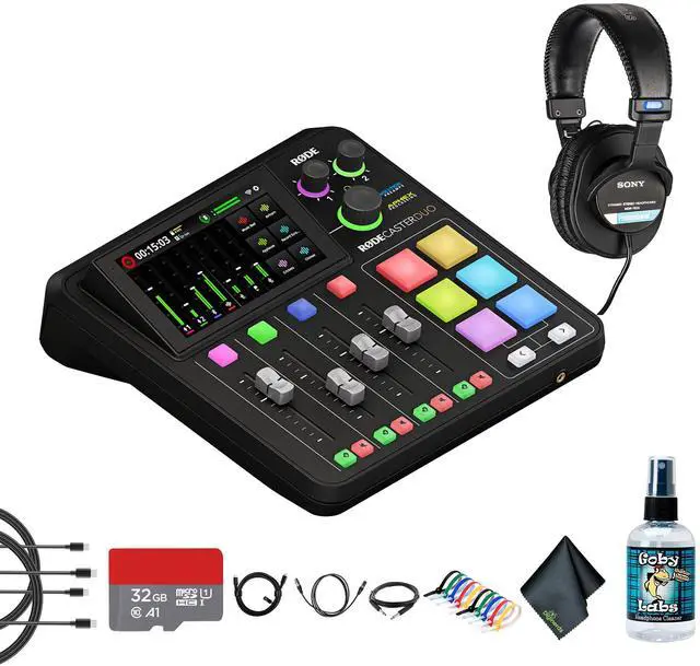 Main image of RODECaster Duo Integrated Audio Production Studio | Dual USB Interface & Bluetooth + More