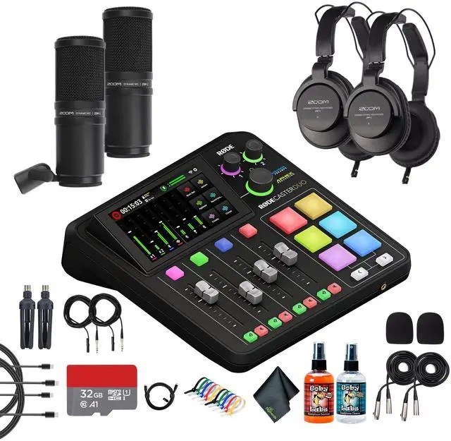 Main image of RODECaster Duo Integrated Audio Production Studio | Dual USB Interface & Bluetooth + More