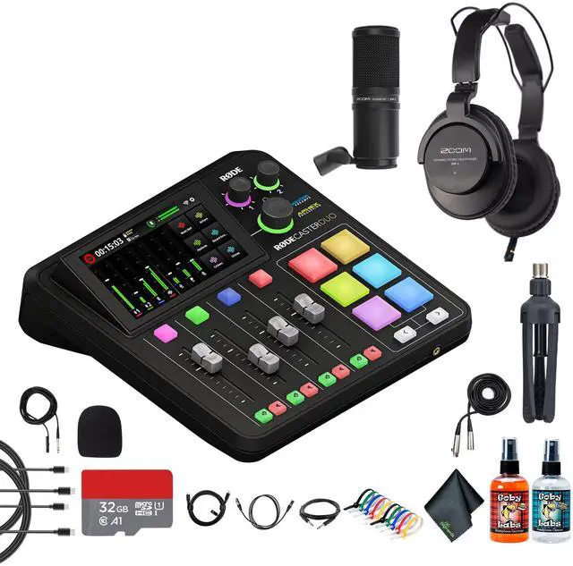 Main image of RODECaster Duo Integrated Audio Production Studio | Dual USB Interface & Bluetooth + More