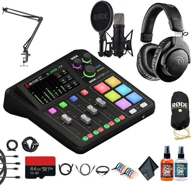 Main image of RODECaster Duo Integrated Audio Production Studio | Dual USB Interface & Bluetooth + More