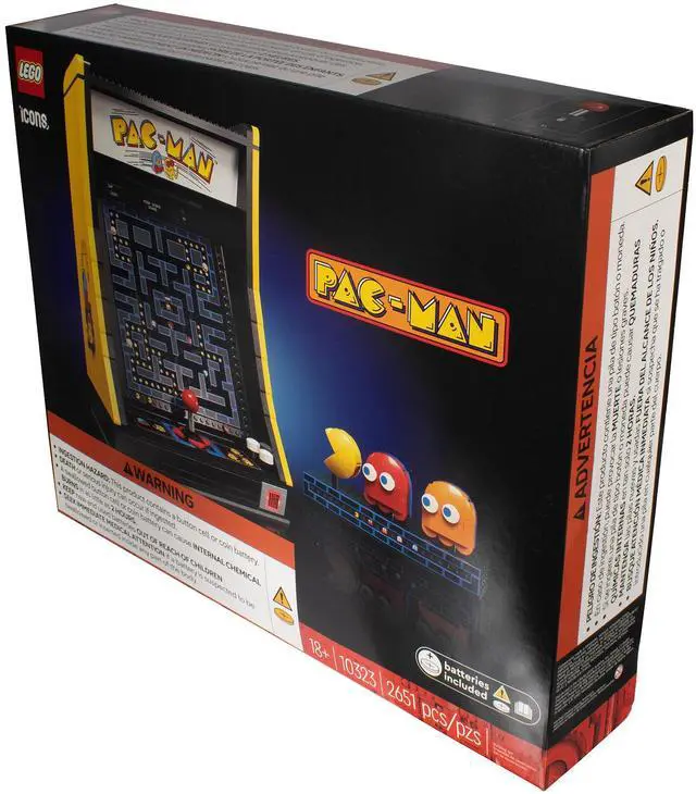 Alt view image 3 of 4 - LEGO Icons PAC-Man Arcade Building Kit, Build a Replica Model of a Classic Video Game, Nostalgic Gift for Fans of Retro Video Games and Retro Décor, Includes PAC-Man, Blinky and Clyde, 10323