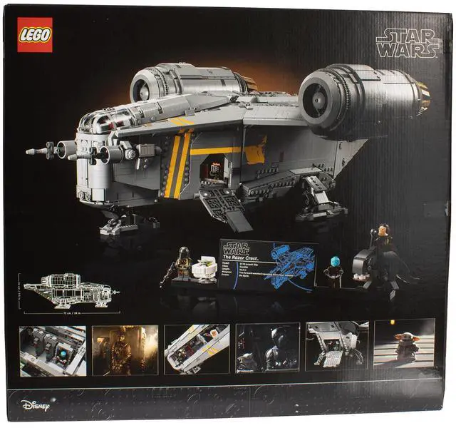 Alt view image 2 of 4 - LEGO Star Wars The Razor Crest UCS Set, Ultimate Collectors Series Starship Model Kit for Adults, Large Iconic The Mandalorian Memorabilia Collectable, 75331