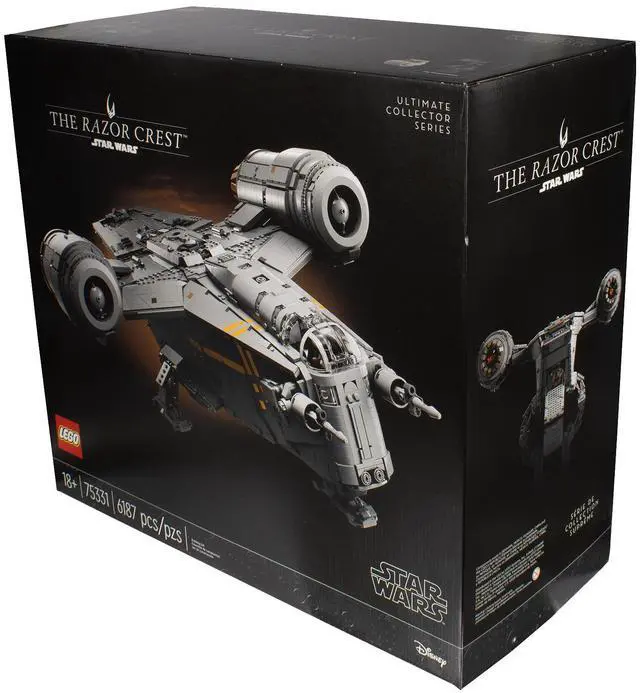 Alt view image 3 of 4 - LEGO Star Wars The Razor Crest UCS Set, Ultimate Collectors Series Starship Model Kit for Adults, Large Iconic The Mandalorian Memorabilia Collectable, 75331
