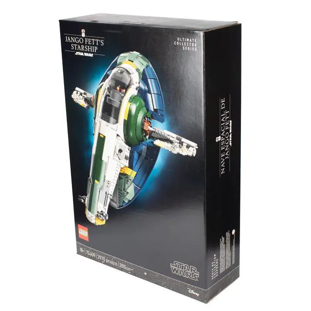 Alt view image 3 of 4 - LEGO Star Wars Jango Fetts Firespray-Class Starship Building Set for Adults - Attack of The Clones Collectible Model Kit and Room Decor - DIY Gift Idea for Men, Women, & Any Fans, Ages 18+ - 75409