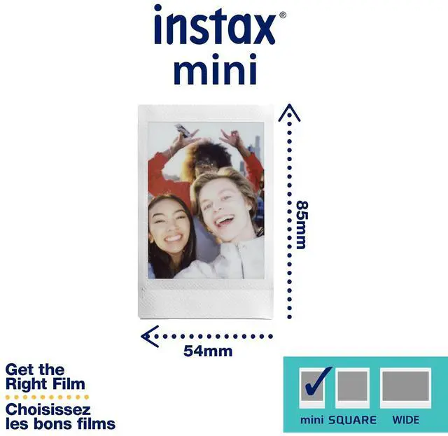 Alt view image 3 of 5 - Instax Mini Instant Film Twin Pack (White), 20 Photos