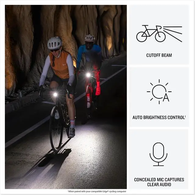 Alt view image 4 of 4 - Garmin Varia Vue Headlight Bicycle Camera, 600-Lumen Smart Bike Light Bundle