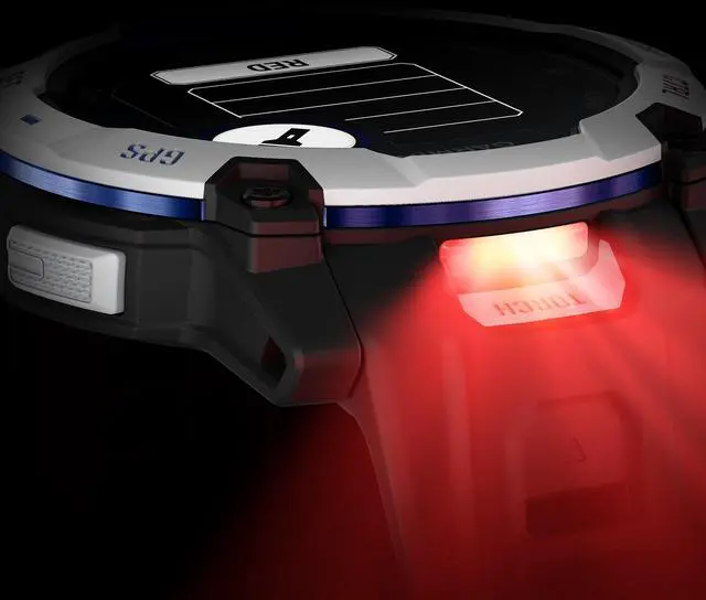 Alt view image 4 of 4 - Garmin Instinct 3, 50mm Solar, Whitestone