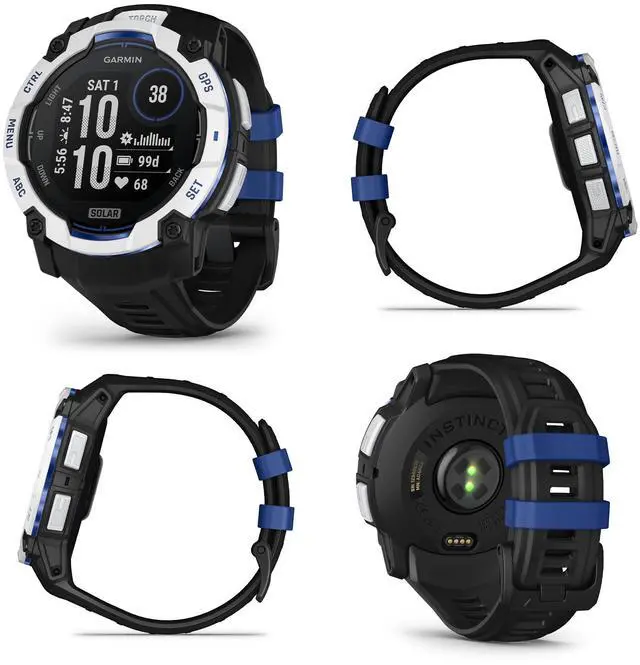 Alt view image 3 of 4 - Garmin Instinct 3, 50mm Solar, Whitestone