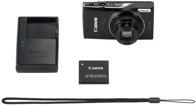 Alt view image 10 of 17 - Canon PowerShot ELPH 360 HS A (Black), 20.2MP CMOS, 12x Zoom, OIS, 1080p Full HD
