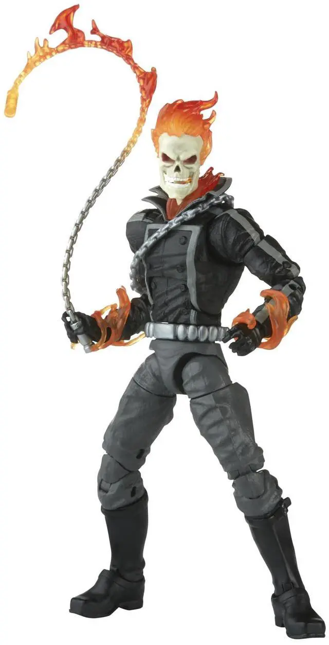 Main image of Marvel Legends Series Comics Ghost Rider 6-inch Action Figure Toy, 6 Accessories