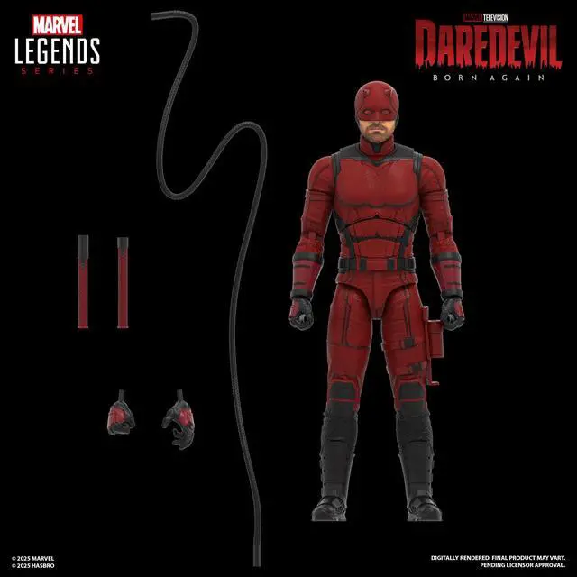 Alt view image 2 of 3 - Marvel Legends Series Daredevil: Born Again Daredevil Collectible 6-Inch Action Figure