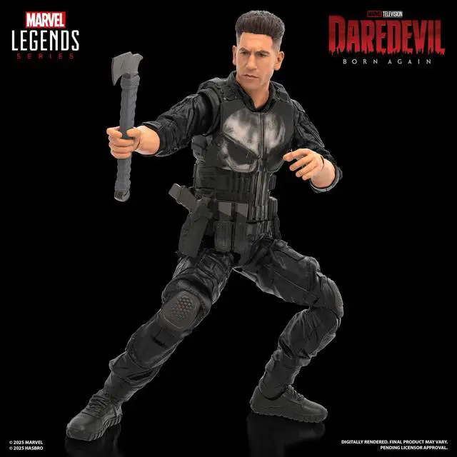 Alt view image 2 of 3 - Marvel Legends Series Daredevil: Born Again Punisher Collectible 6-Inch Action Figure