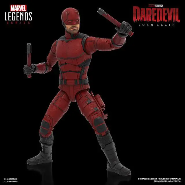 Alt view image 3 of 3 - Marvel Legends Series Daredevil: Born Again Daredevil Collectible 6-Inch Action Figure