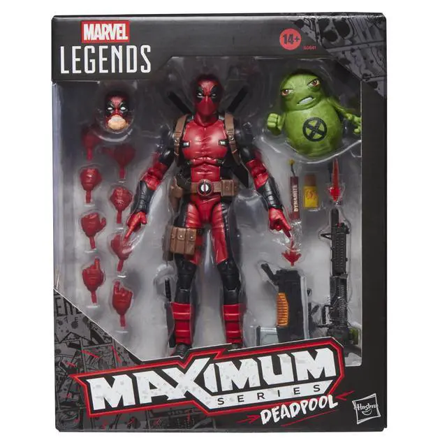 Alt view image 2 of 4 - Marvel Legends Maximum Series Deadpool, Deluxe Deadpool Comics Collectible 6-Inch Action Figure with 24 Accessories Including X-Forces Doop