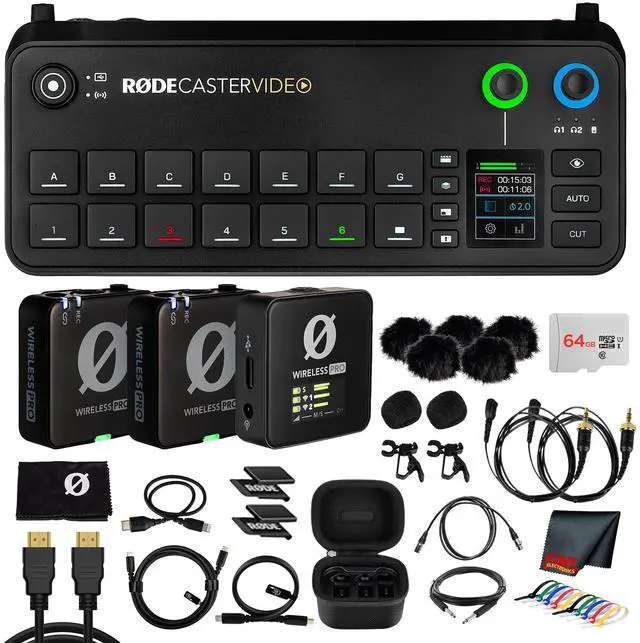 Main image of RODE RODECaster Video All-in-One Production Console| Integrated Audio & Video Mixer + More