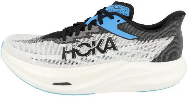 Hoka Unisex Rocket X 3 Sneaker, White/Black, 10 US Men - Newegg.com