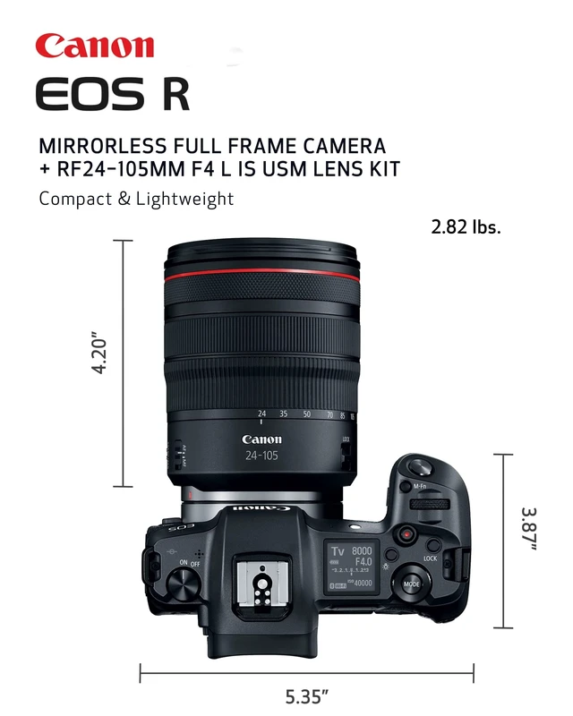 Alt view image 4 of 4 - Mount Adapter EF-EOS R, Black Allows -S Lens Compatibility with the R CameraExterior