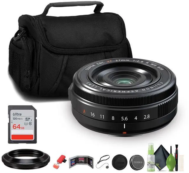 Main image of FUJIFILM XF 27mm f/2.8 R WR Lens, 64GB Extreme PRO UHS-I SDXC Memory Card