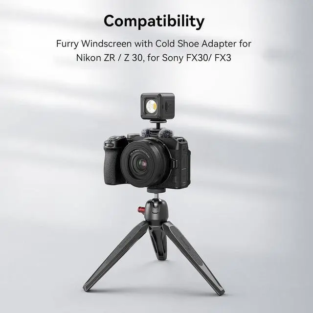Alt view image 3 of 4 - SmallRig Noise-Reduction Windsheild for Nikon Z 30 - 3859