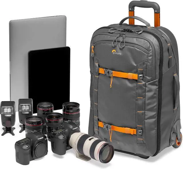 Alt view image 11 of 11 - Lowepro Whistler RL 400 AW II 40L Rugged Roller Backpack, Gray