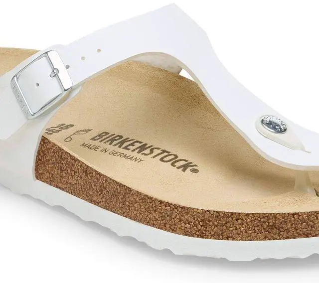 Alt view image 3 of 4 - Birkenstock Women's Gizeh Birko-Flor Flip Flops, Antique Lace, Size 46