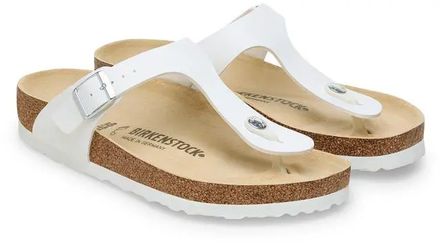 Alt view image 4 of 4 - Birkenstock Women's Gizeh Birko-Flor Flip Flops, Antique Lace, Size 46