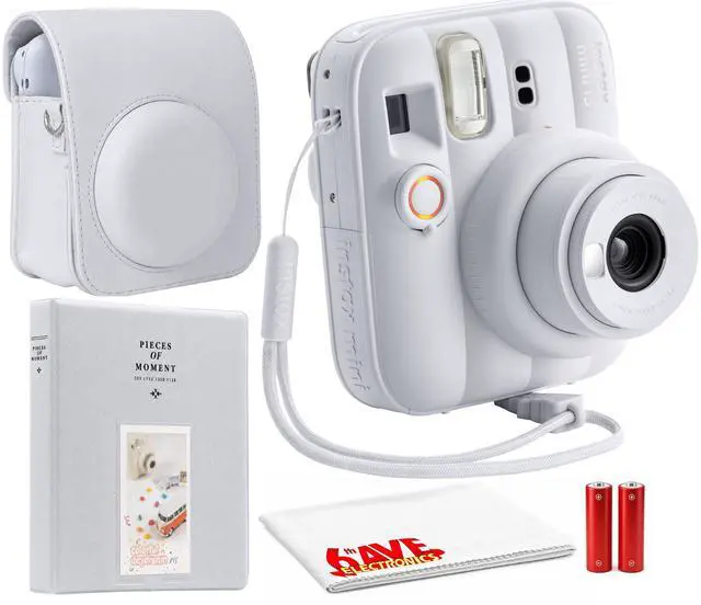 Main image of FUJIFILM INSTAX MINI 13 Instant Film Camera (Clay White) + Photo Album + More