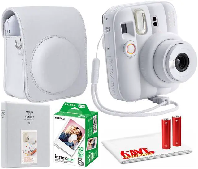 Main image of FUJIFILM INSTAX MINI 13 Instant Film Camera (Clay White) + INSTAX MINI Film + More