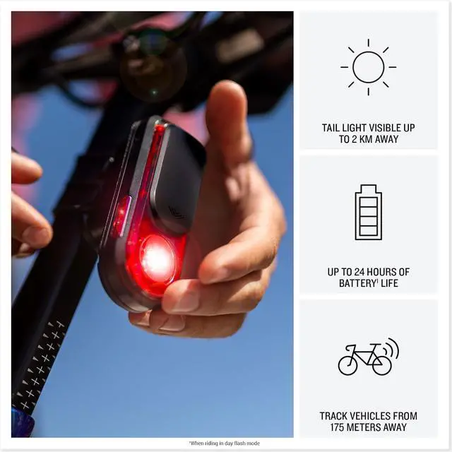Alt view image 3 of 4 - Garmin Varia RearVue 820 Radar Tail Light + Varia Vue Cycling Headlight & 4k Camera