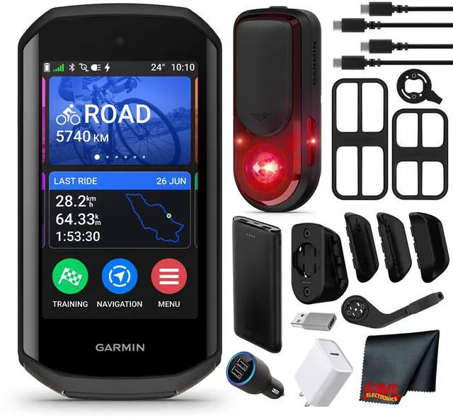 Main image of Garmin Varia RearVue 820 Rearview Radar Tail Light + Edge 1050 Cycling Computer
