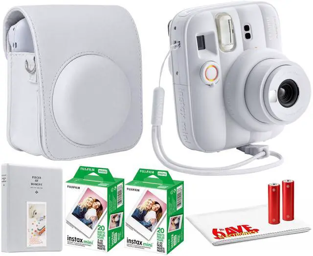 Main image of FUJIFILM INSTAX MINI 13 Instant Film Camera (Clay White) + INSTAX MINI Film + More